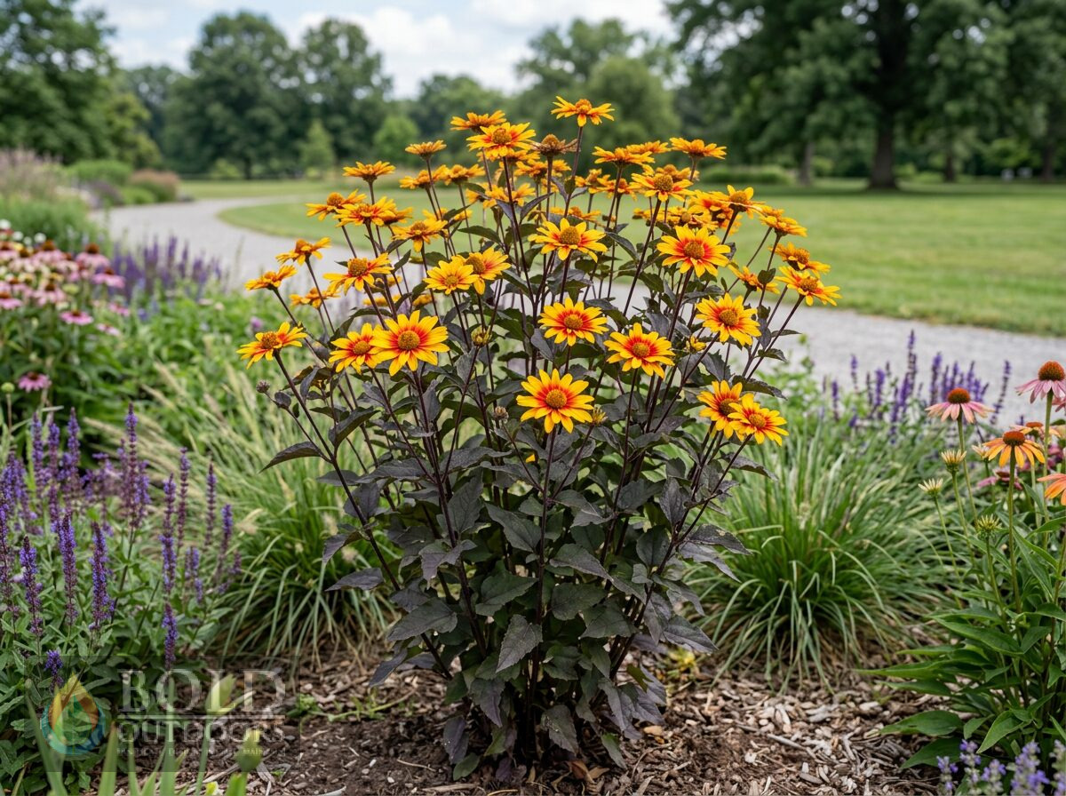 Burning Hearts False Sunflower