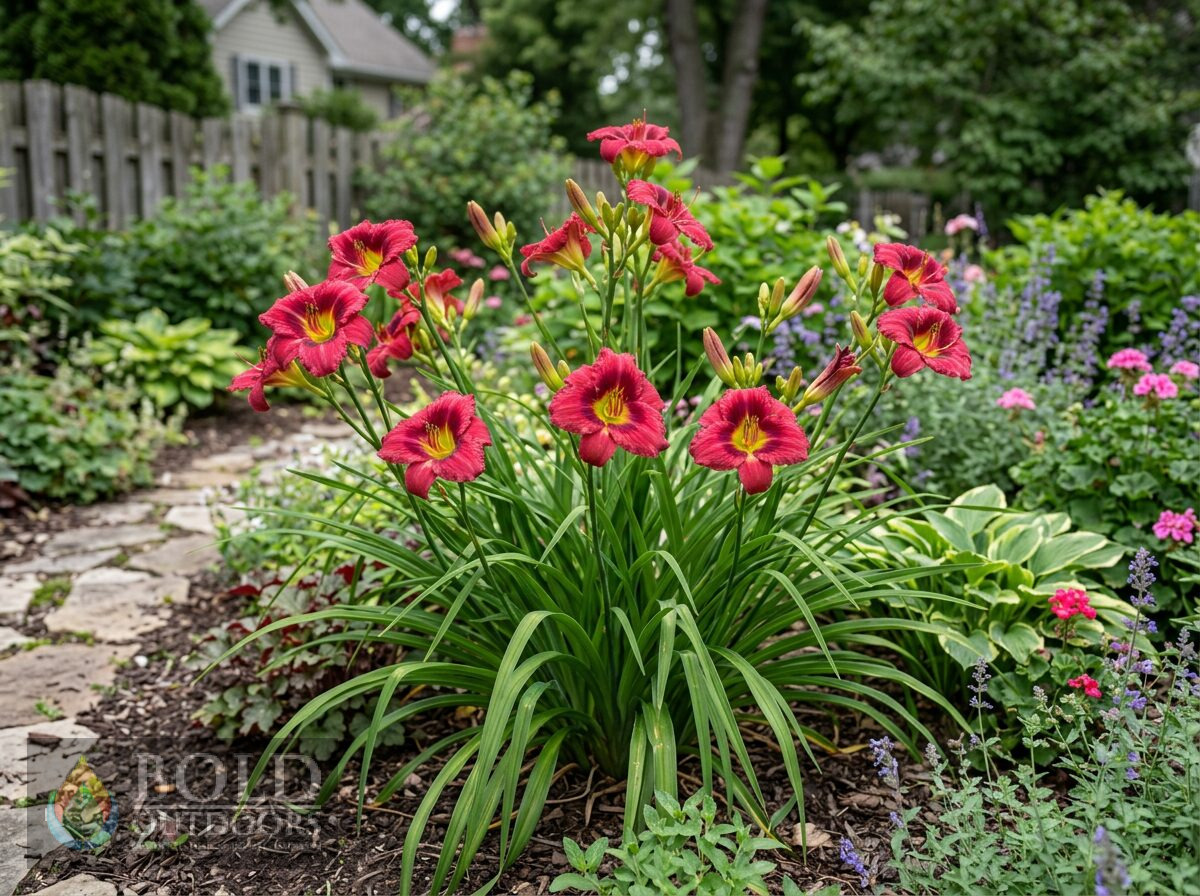 Raspberry Eclipse Daylily